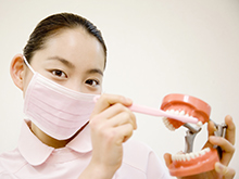 担当の歯科衛生士がお口の健康づくりをサポートします